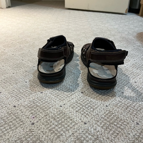 SOLD!!!Ecco Leather Open Toe Fisherman Sandals. - Picture 3 of 9